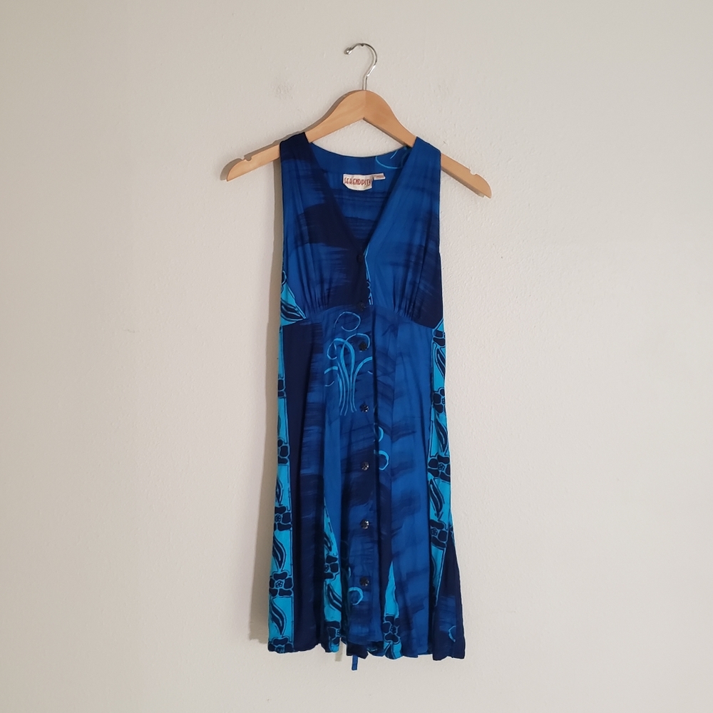 BOGO FREE - Vintage 90s Button Front Mini Dress